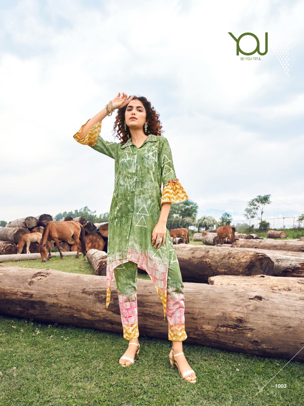 Malini By Wanna Batik Print Kurti With Bottom Catalog
